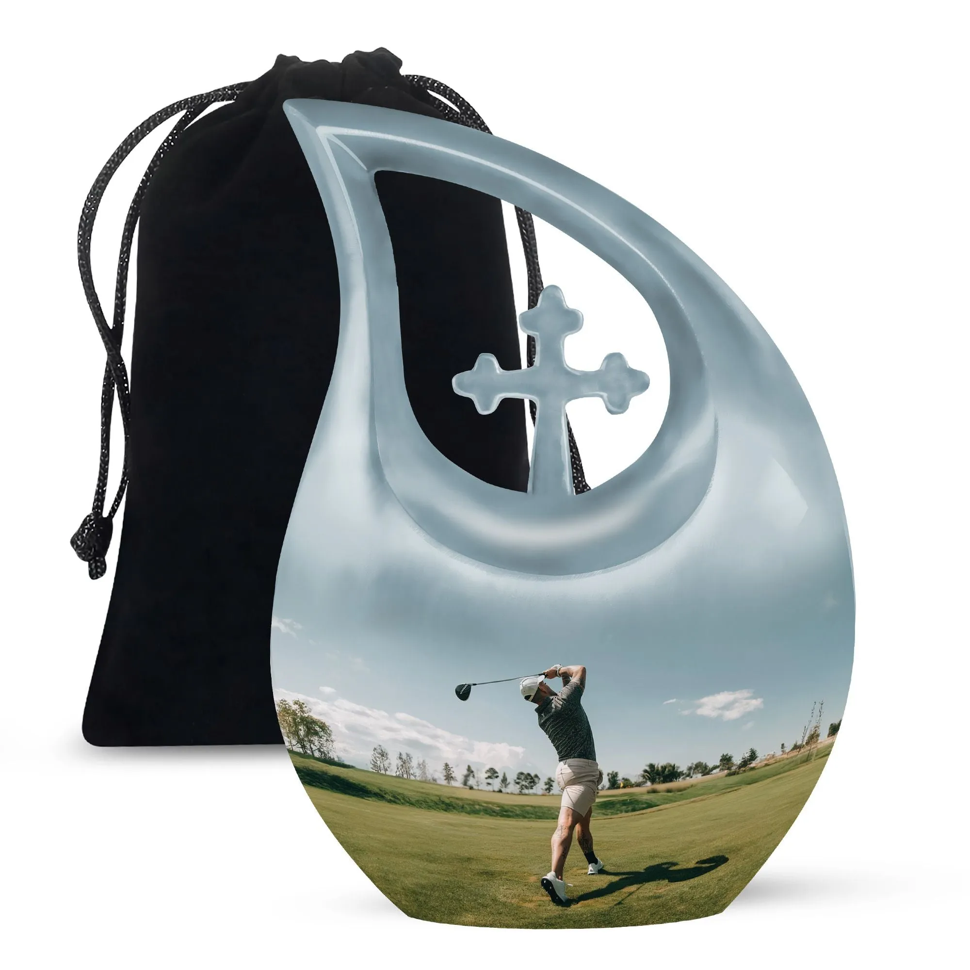 Golf Keepsake For Human Ashes Funeral, Ashes Cremation Urn