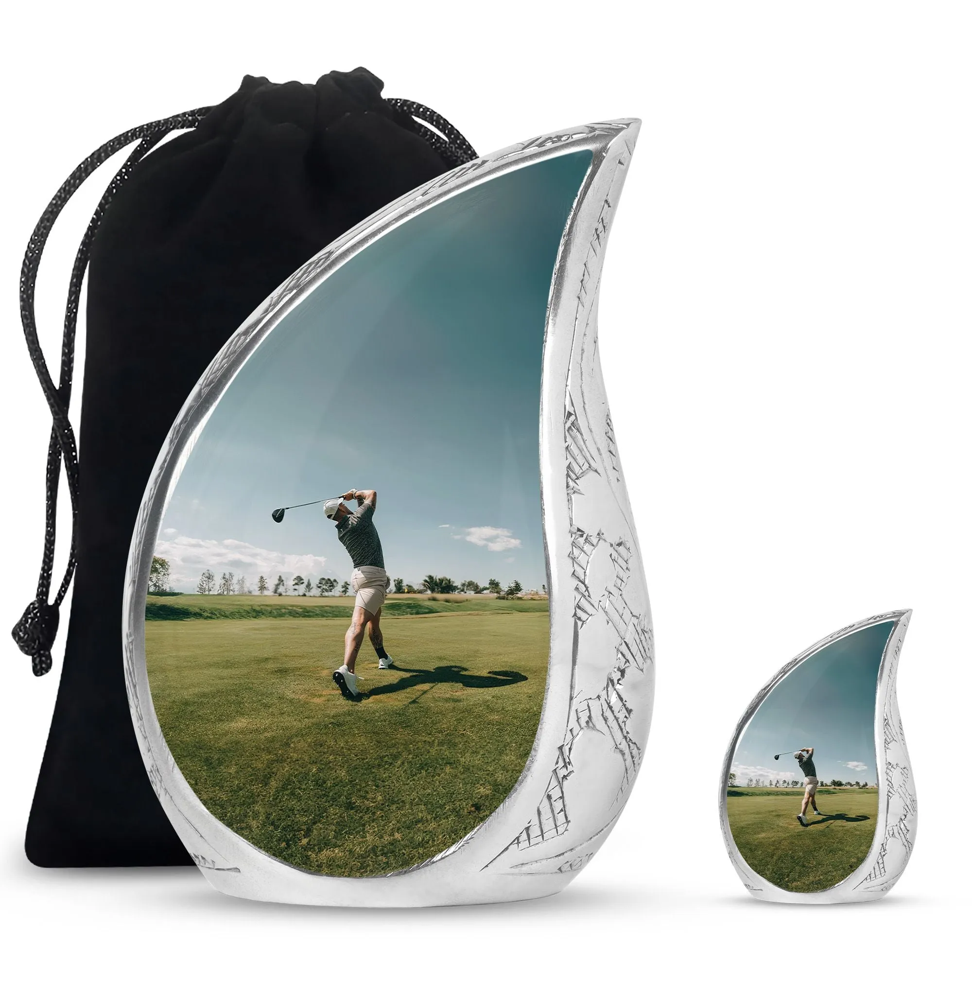 Golf Keepsake For Human Ashes Funeral, Ashes Cremation Urn