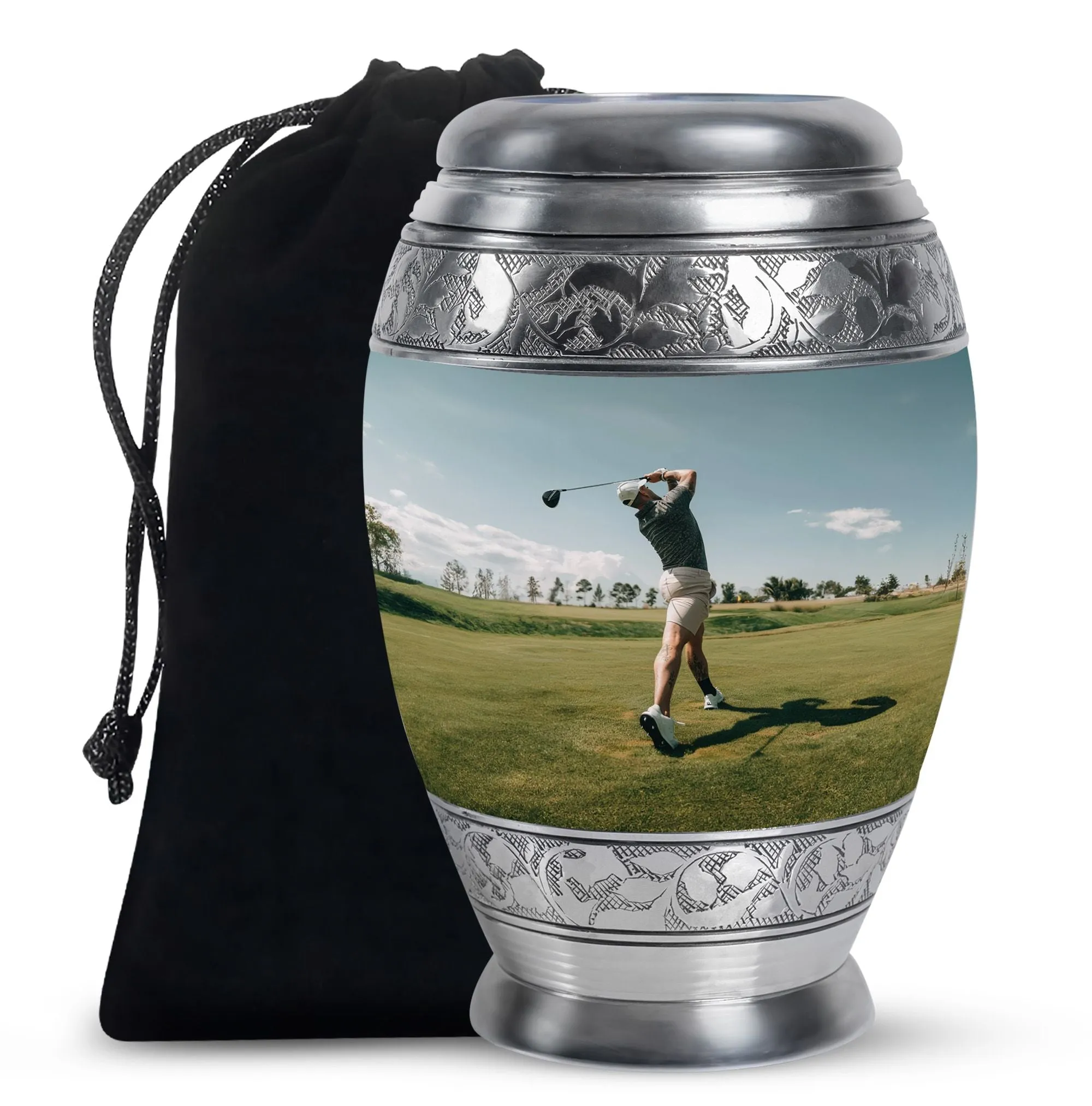 Golf Keepsake For Human Ashes Funeral, Ashes Cremation Urn