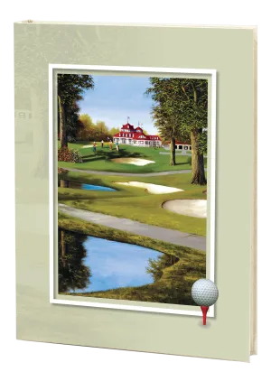Golf Memorial Guest Book - 6 Ring - STPR100