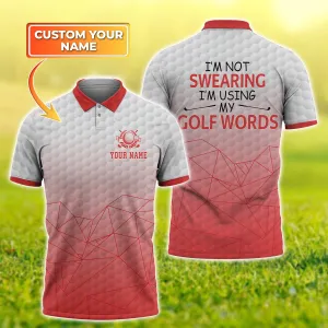 Golf New S2 (Red Ver) Personalized Name 3D Polo Shirt - TD96