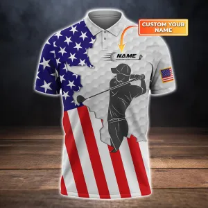 Golf - Personalized Name 3D Polo Shirt -TT99-1221