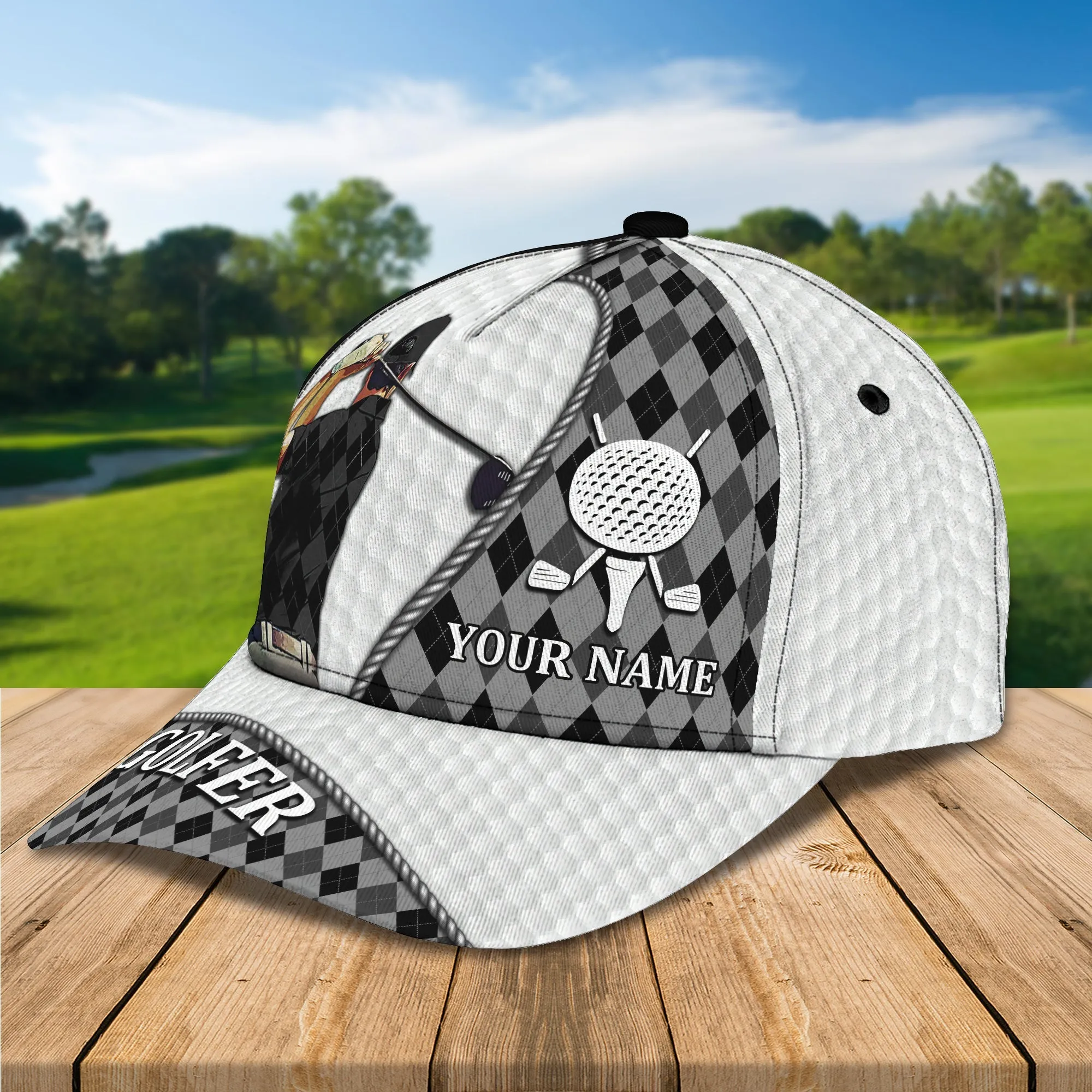 Golf - Personalized Name Cap - TD96-1095
