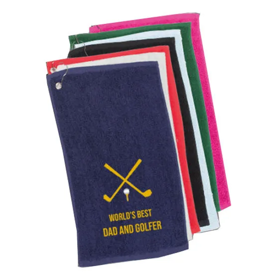 Golf Towel Personalised & Embroidered