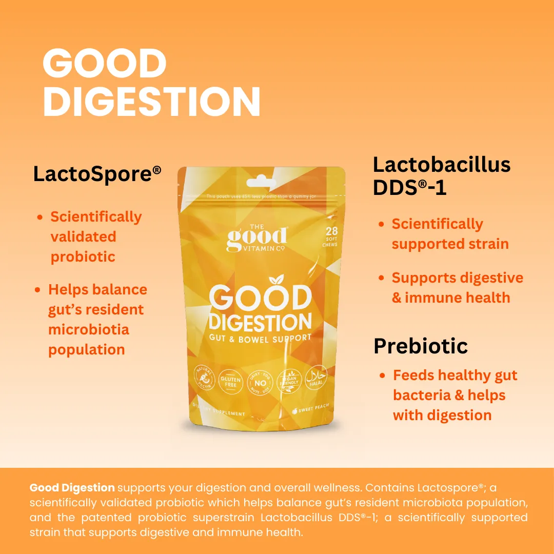 Good Vitamin Gummies Good Digestion Pouch 28s