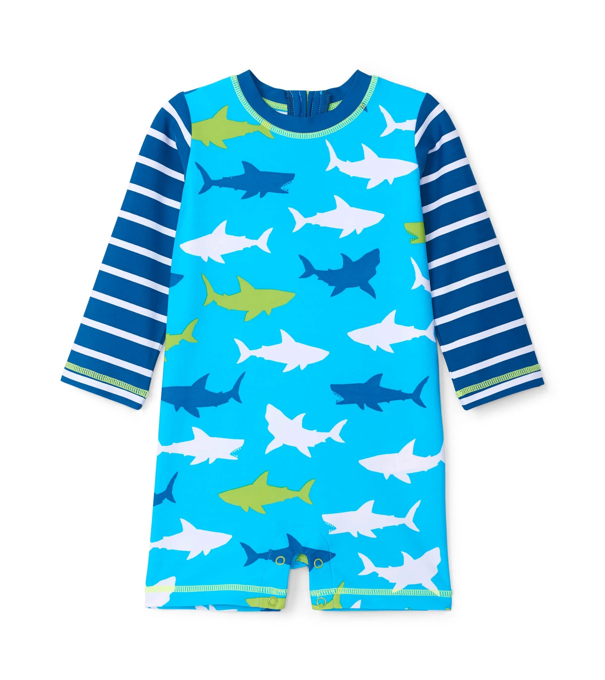 Great White Sharks Baby One-Piece Rashguard