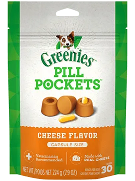 Greenies Pill Pockets Cheese Flavor Dog Dental Treats