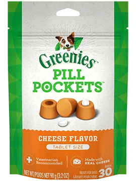 Greenies Pill Pockets Cheese Flavor Dog Dental Treats