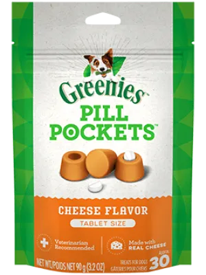Greenies Pill Pockets Cheese Flavor Dog Dental Treats
