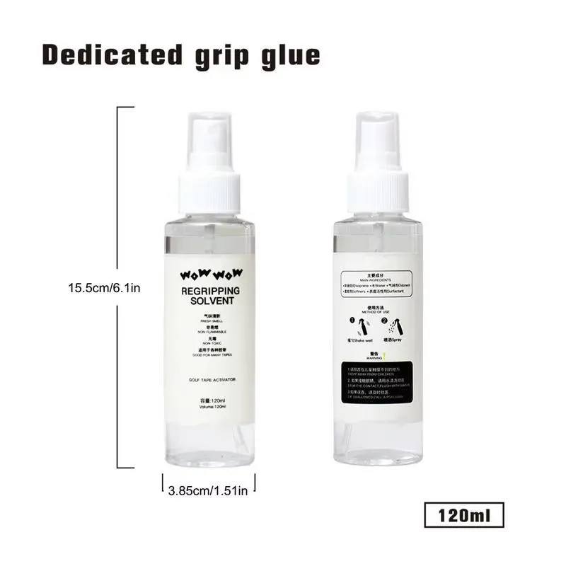 Grip Solvent for Golf Clubs Professional Golf Grip Solvent Regripping Golf Clubs Golf Regripping Solvent for Quick and Easy
