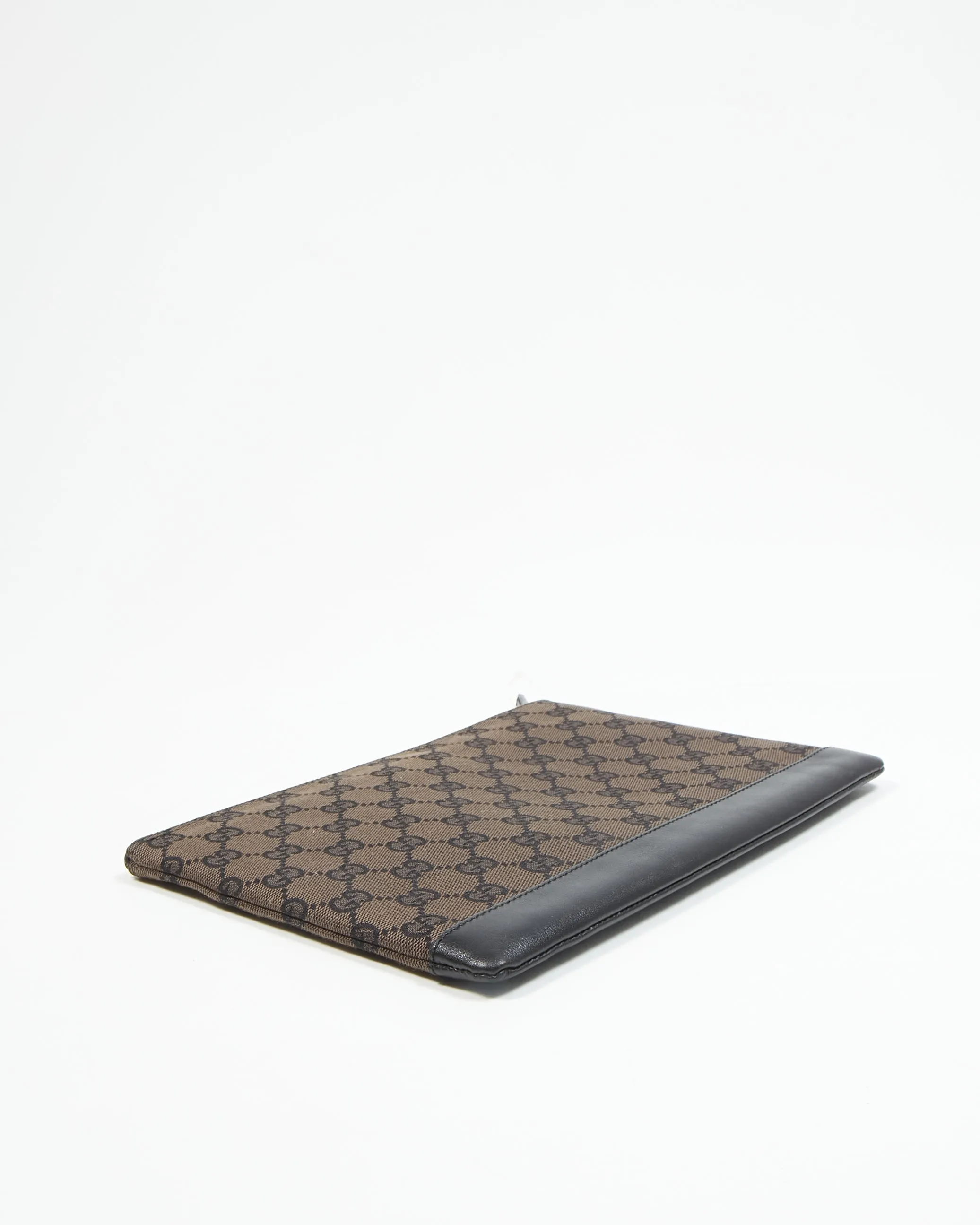 Gucci Brown GG Canvas Canvas Pouch