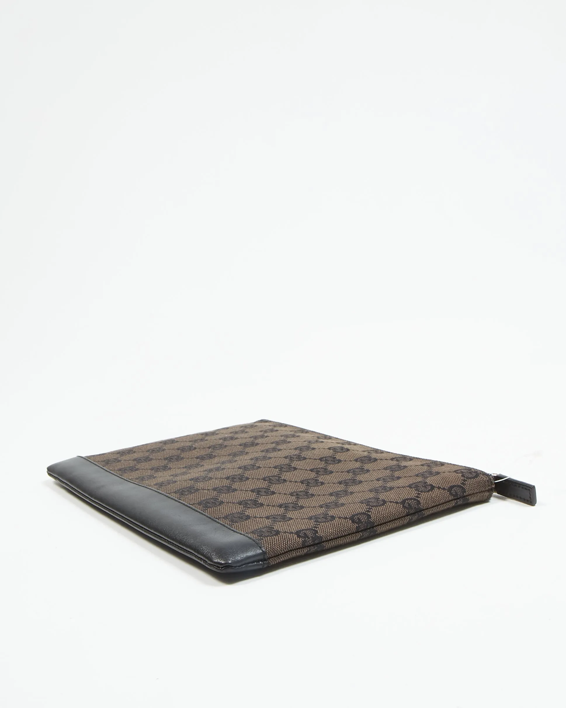 Gucci Brown GG Canvas Canvas Pouch