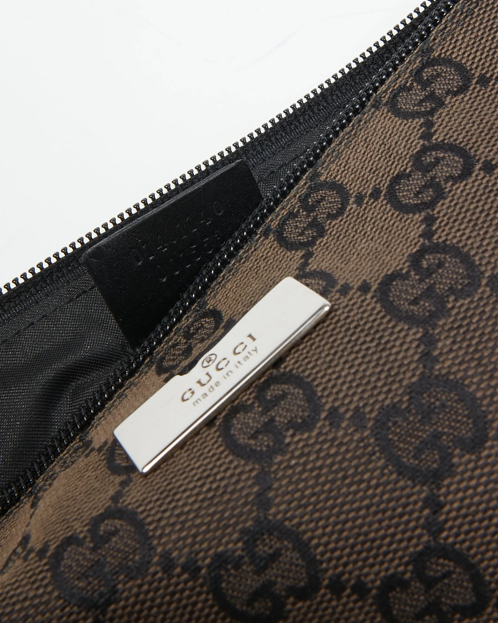 Gucci Brown GG Canvas Canvas Pouch