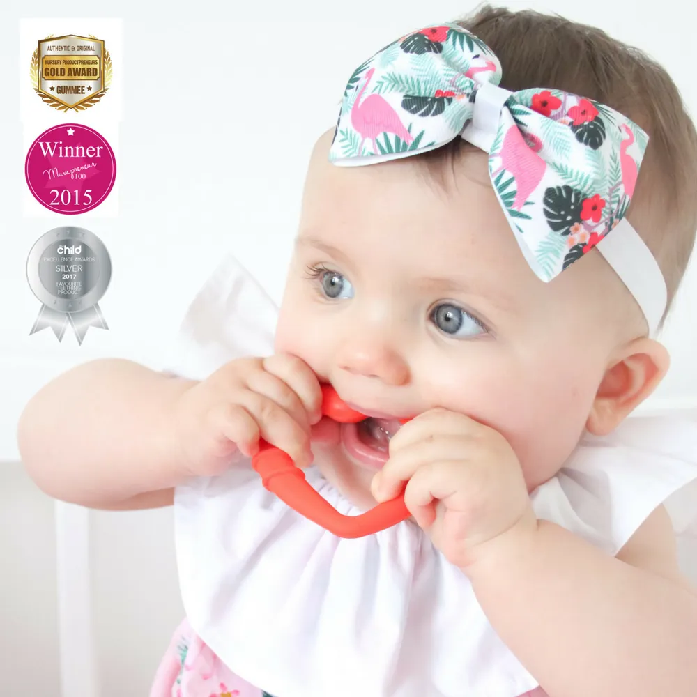 Gummee Glove PLUS teething mitten Turquoise, from 6 months