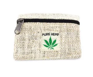 Handmade Pure Hemp Pouch Bag