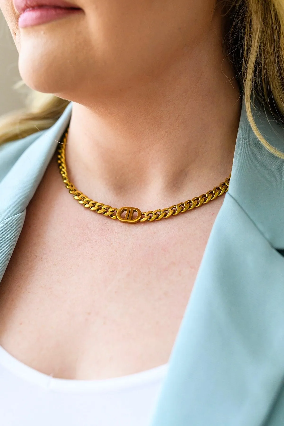 Hazel Blues® | Decadent Darling Link Chain Choker