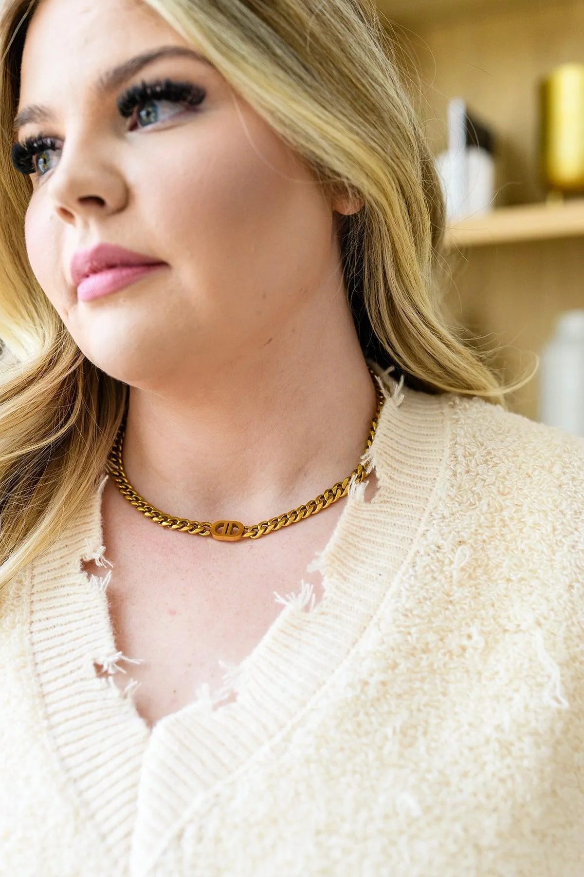 Hazel Blues® | Decadent Darling Link Chain Choker