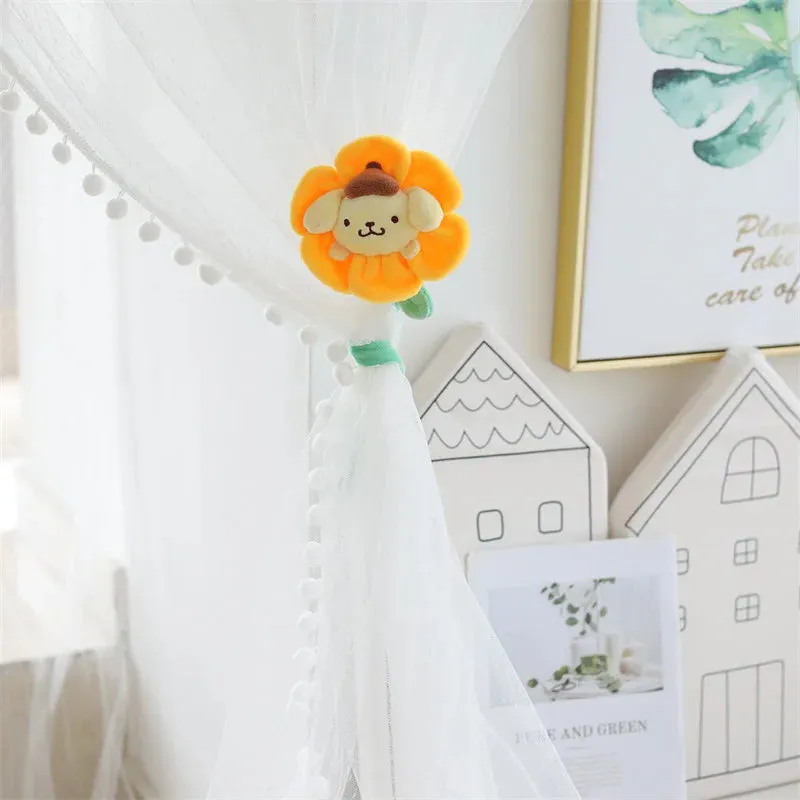 Hello Kitty Multifunctional Sunflower Plush Band | Kawaii flair to your hair, keys, or wrist
