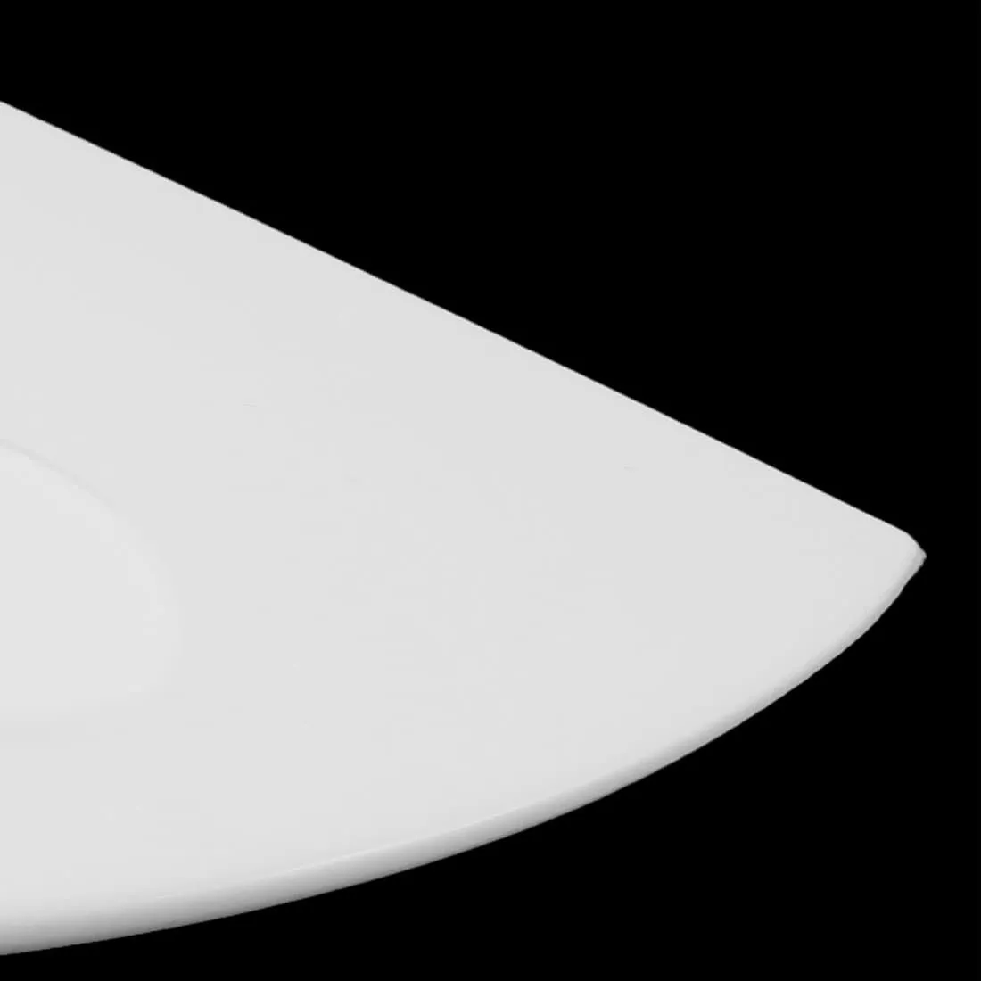 Home Plastic Pizza Cream Dough Pastry Butter Cake Scraper Cutter White - 16 x 10 x 1.2cm / 6.3" x 3.9" x 0.5"(L*W*T)