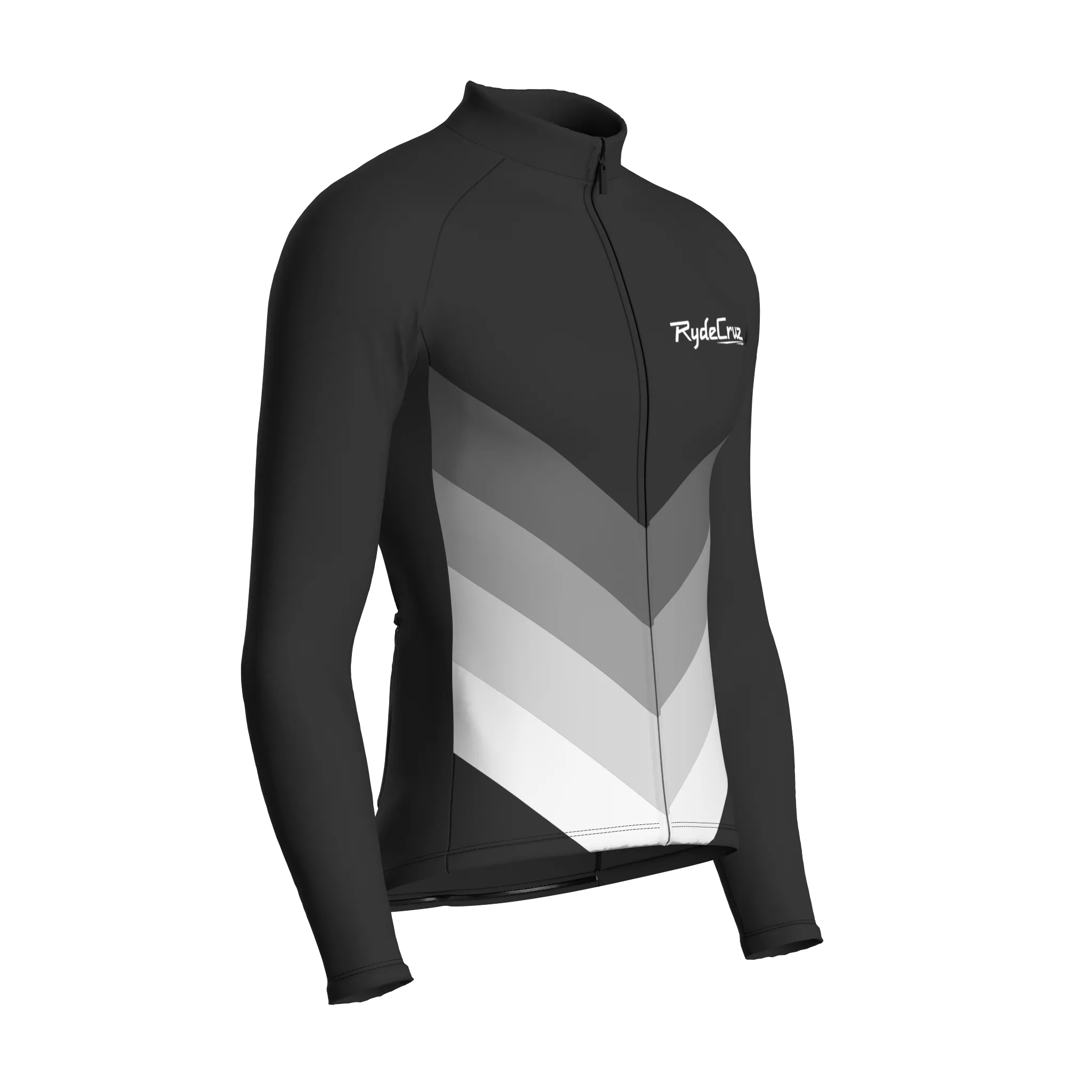 Horizon Shift | Charcoal Gray Male Long Sleeves Jersey