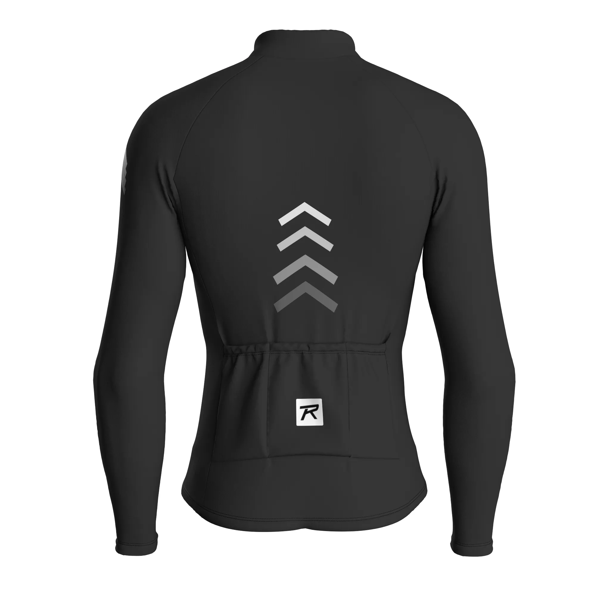 Horizon Shift | Charcoal Gray Male Long Sleeves Jersey