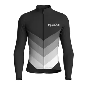 Horizon Shift | Charcoal Gray Male Long Sleeves Jersey