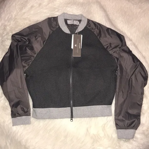 👋🎉HP💕Adidas by Stella McCartney Barricade Bomber Jacket Size Small