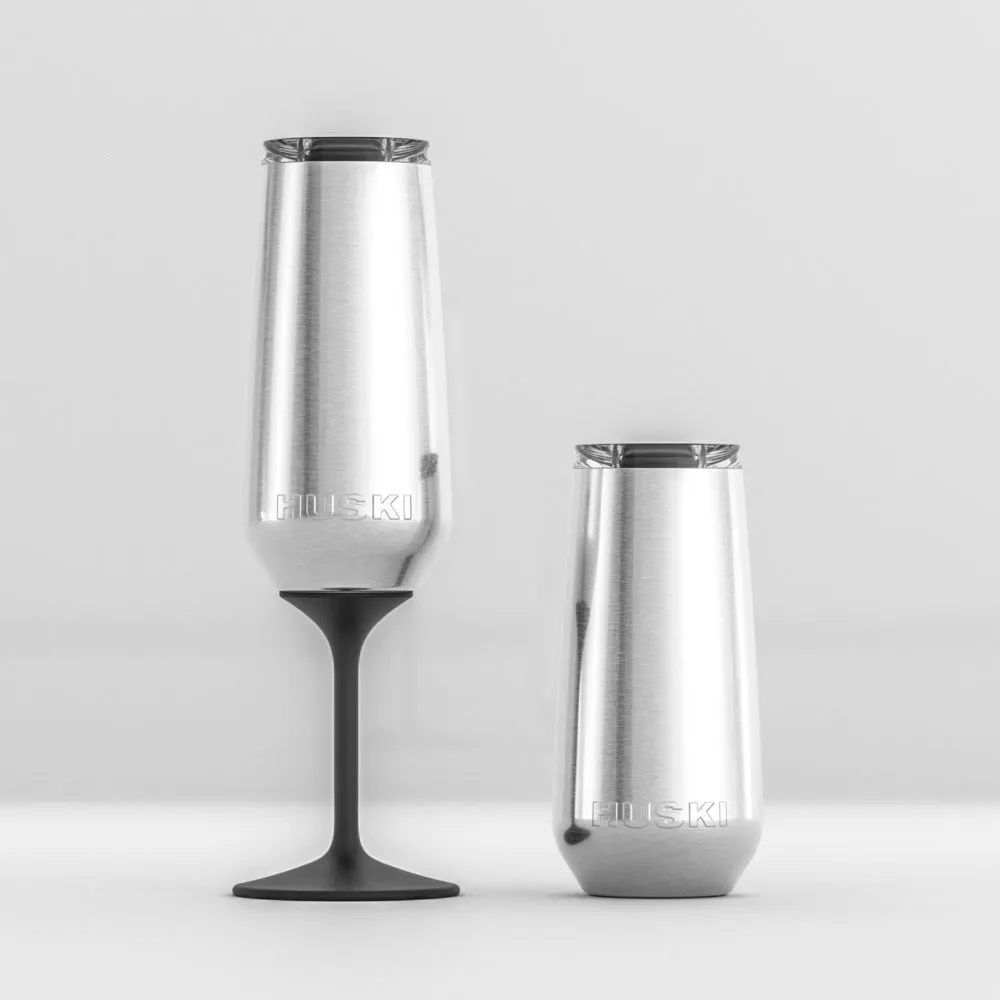 Huski Champagne Flute | Powder Pink