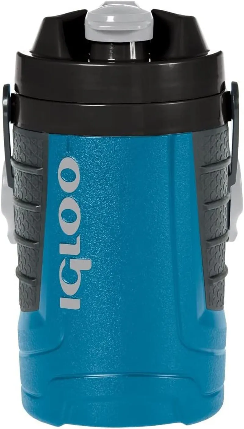 igloo proformance insulated 1 quart water jug - black/white/blue