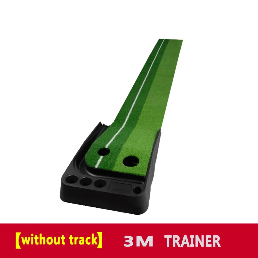 Indoor Golf Putting Trainer Portable Golf Practice Putting Mat Golf Green Putter Trainer 2.5M/3M with/without Return Fairway