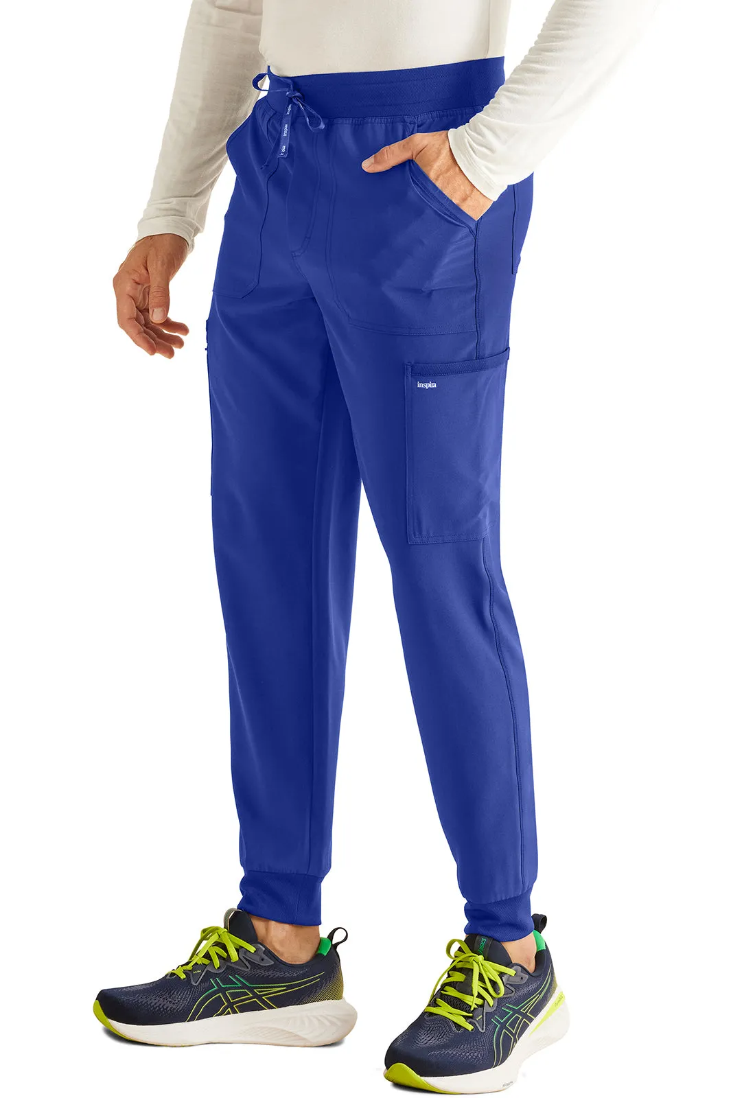 Inspira Flex IP066A Men's Mid Rise Jogger Royal