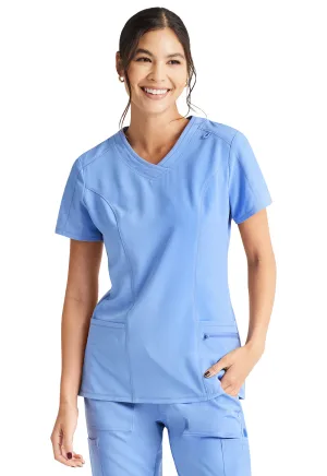 Inspira Flex IP727A V-Neck Top Ciel