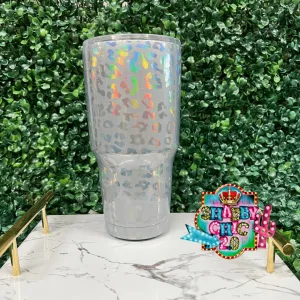 Iridescent Leopard 30oz Tumbler