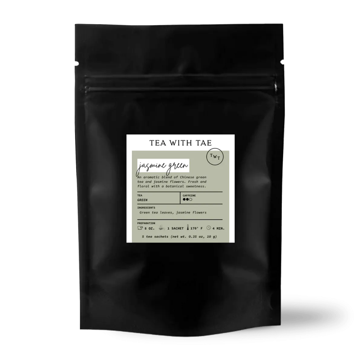 Jasmine Green Tea 5ct. Pouch