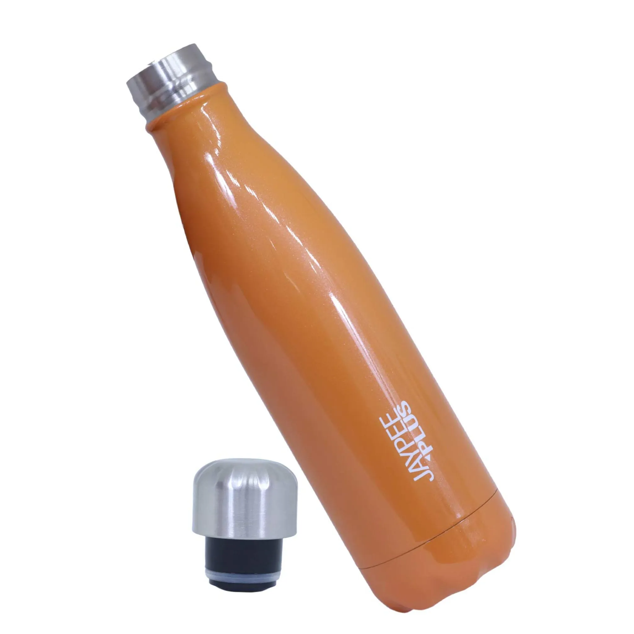 Jaypee Plus Alpha 500 Stainless Steel Water Bottle, 500 ml, Orange