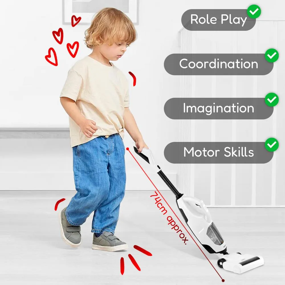 Kids Toy Hoover with Suction and Sounds