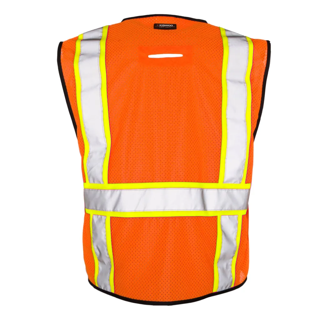 Kishigo Economy 6 Pocket Contrast Vest, Type R Class 2