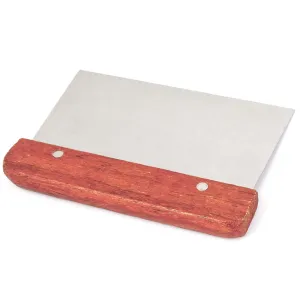 Kitchen Flour Bread Wood Handle Stainless Steel Cake Dough Scraper Cutter