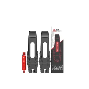 KOM Cycling Tubeless Valve Core Tool Set - Tyre Levers