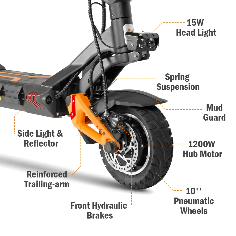 KUKIRIN G3 Pro Electric Scooter | Dual 1200W Powerful Motor | 65KM/H Max Speed