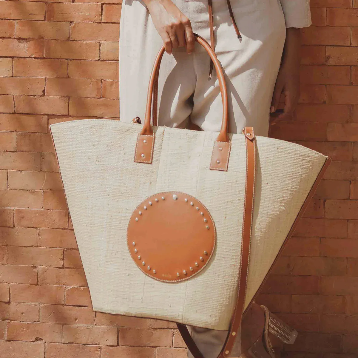 LAMIA - Raffia Basket Bag