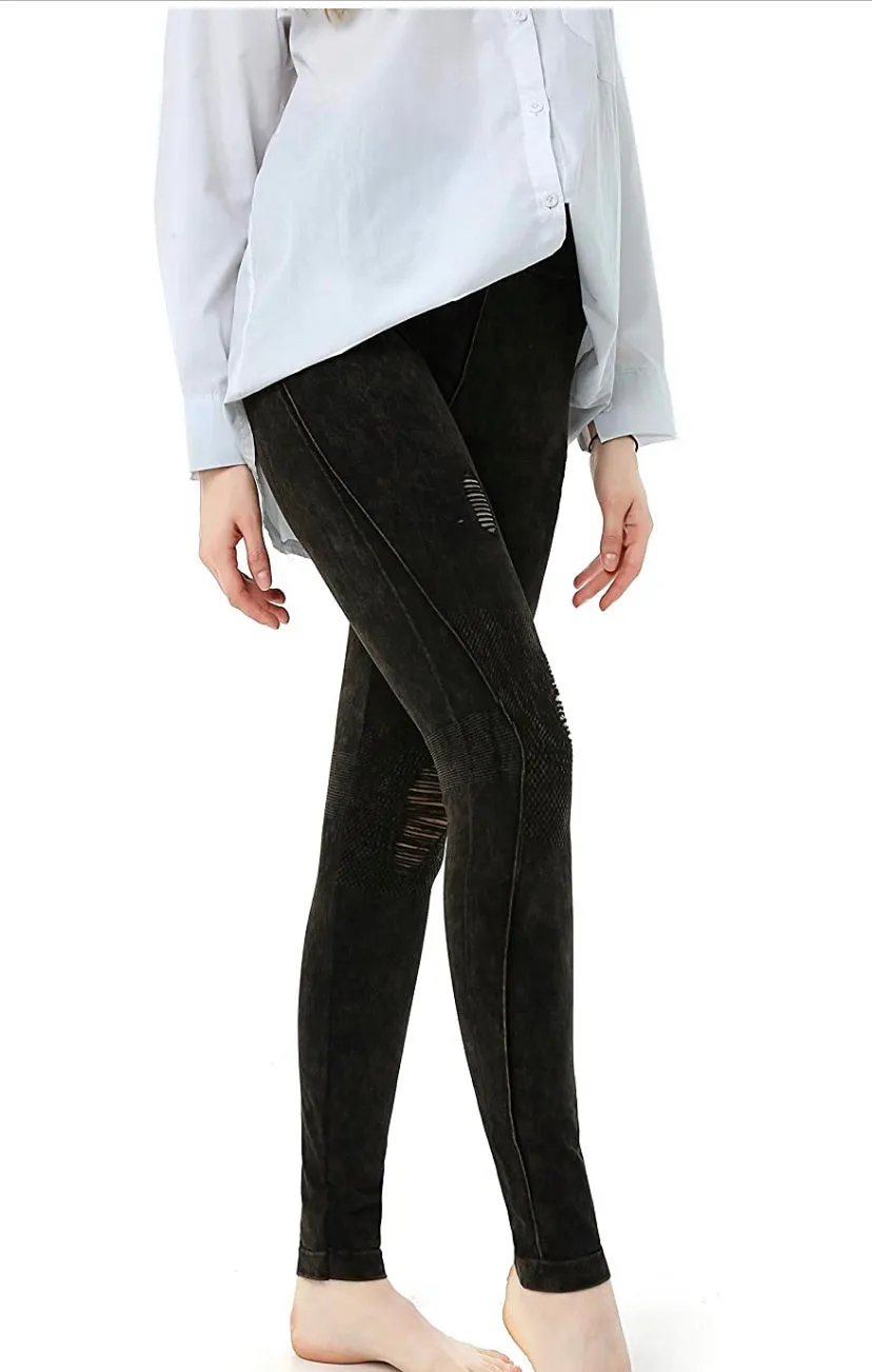 Leggings wide wristband leggings