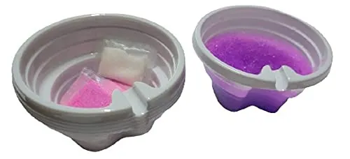 LEKORED 6pcs Disposable Ashtrays for Cigarettes with Ash Absorbing Balm Reduce Ash Raising Fast Cigarette Extinguishing