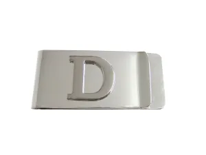 Letter D Monogram Money Clip