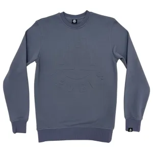 LEVELS EMBOSSED CREWNECK | CHARCOAL