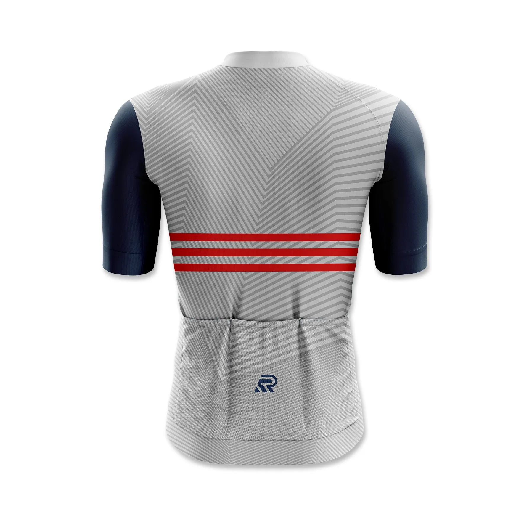Light Gray Hybrid Cycling Jersey