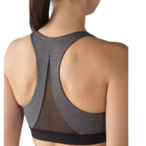 LIKE NEW! Lululemon Invigorate Bra Heathered Black/Black