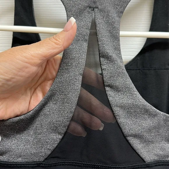 LIKE NEW! Lululemon Invigorate Bra Heathered Black/Black