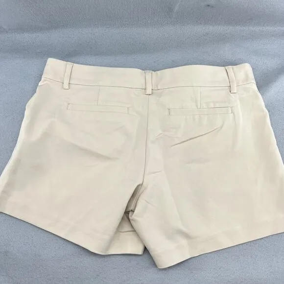 Lilly Pulitzer Joette Palm Beach Sandstone Dinner Shorts-Khaki-Women 8-NEW