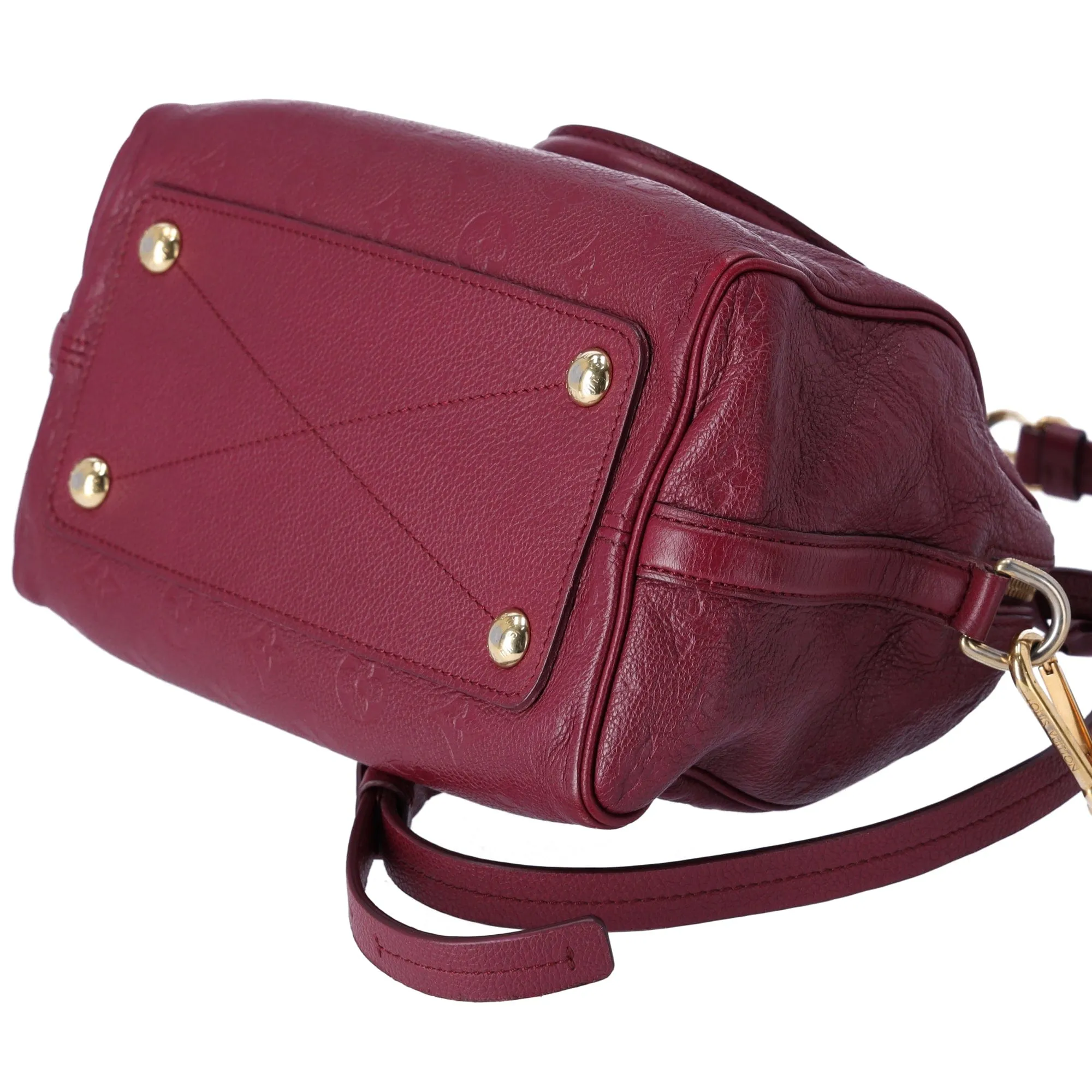 Louis Vuitton Speedy Bandouliere 25 Monogram Empreinte Handbag M40764 Aurore